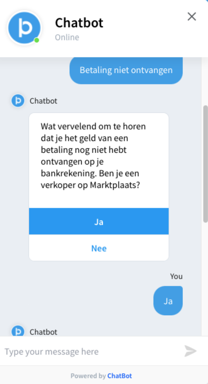 chatbot support 